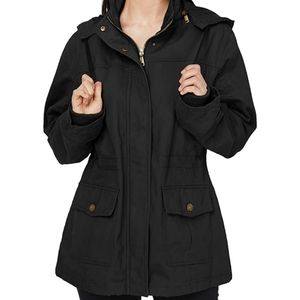WenVen Women's Winter Thicken Cotton Coat Warm Parka Jacket with Removable Hood